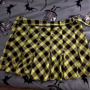 Disturbia Clothing Noctura Check Skort US size 16, UK size 20
